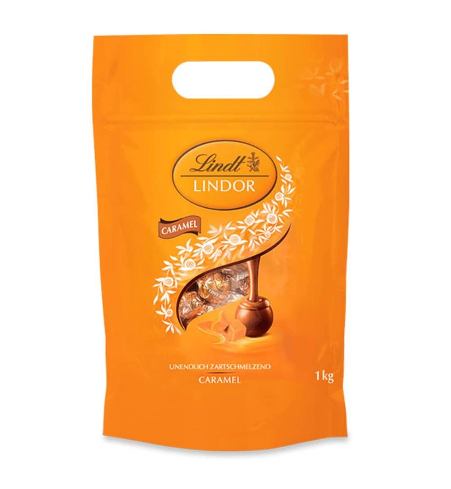 Lindt -  Lindor Caramel Bag - 1 kg