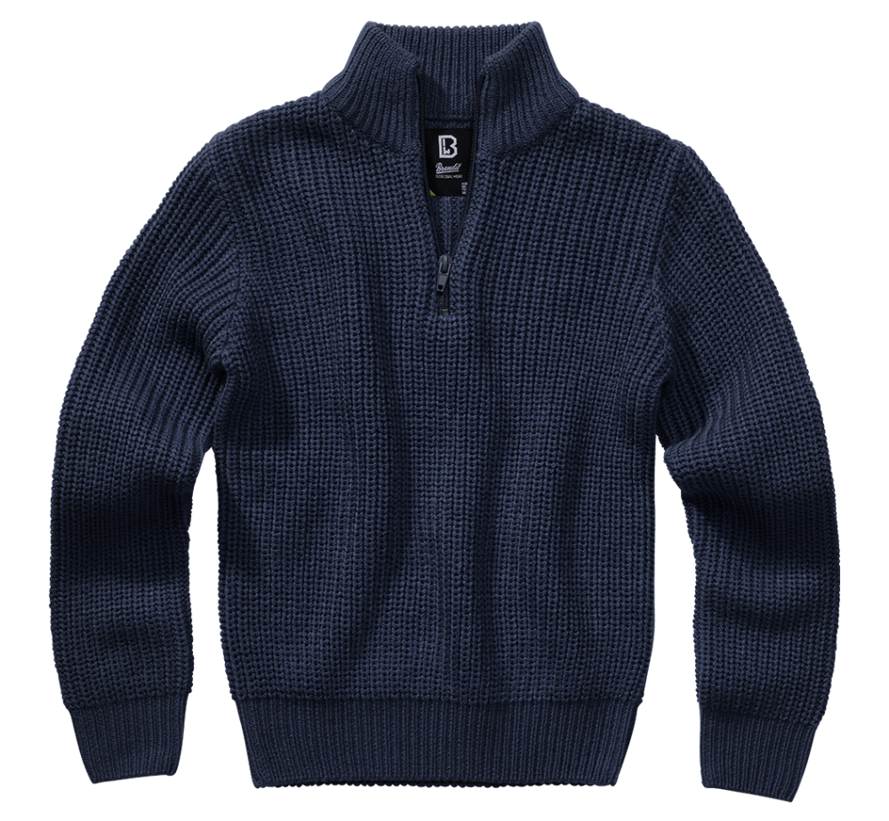 Brandit Kids Marine Troyer Kinder-Sweatshirt navy
