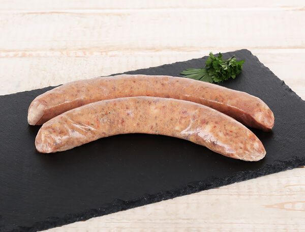 Kaninchenbratwurst scharf, 1 Paar, ca. 270g