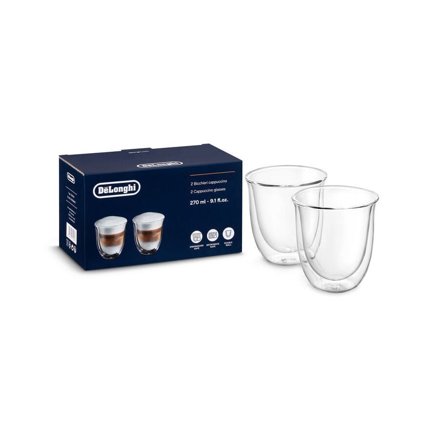 De Longhi 2er Set 190 ml Cappuccinotasse