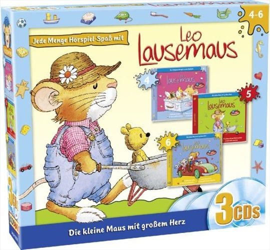 Jede Menge Hörspiel-Spaß mit Leo Lausemaus. Folgen.4-6, 3 Audio-CDs