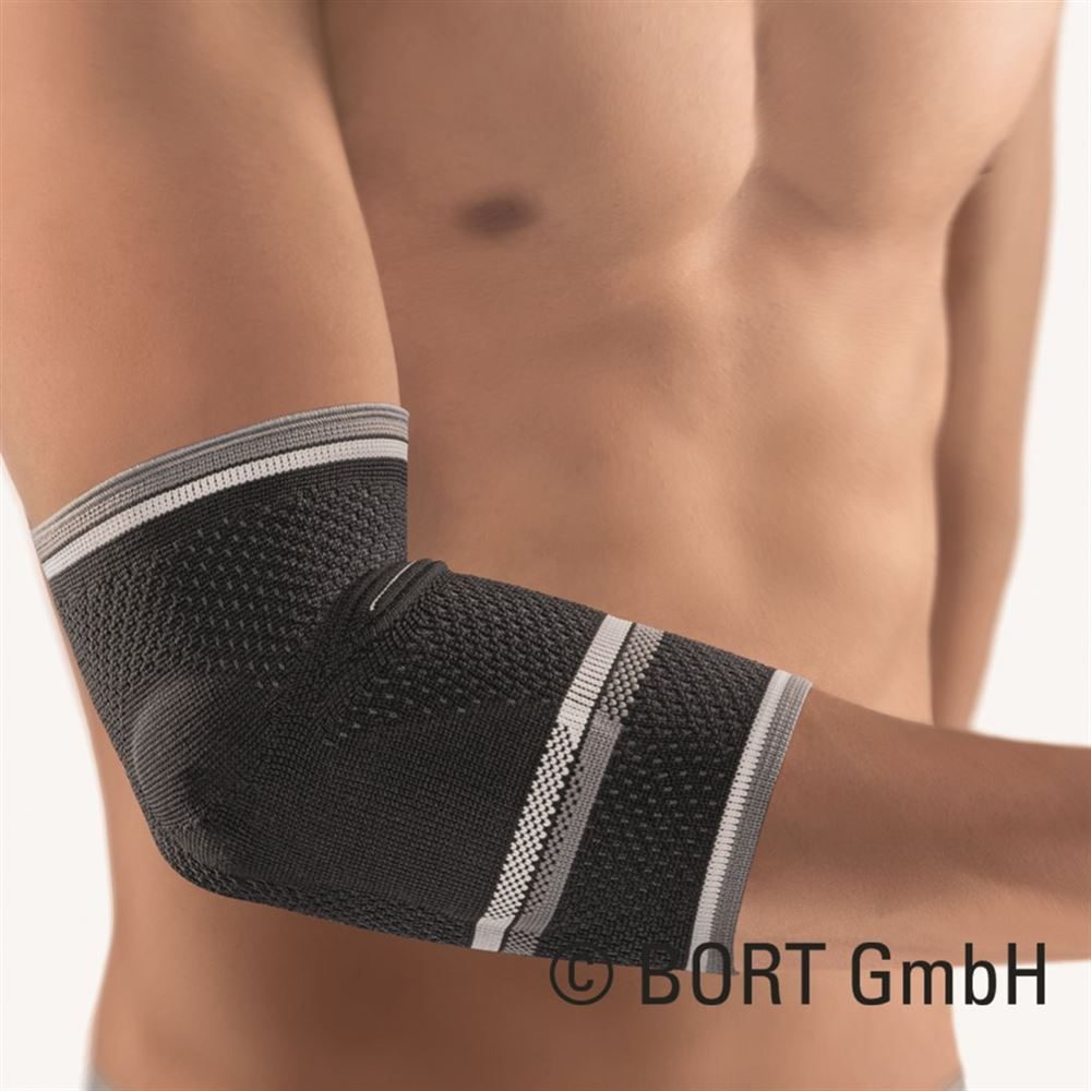 bort Bandage XS mit Pelotten schwarz (1 Stück)