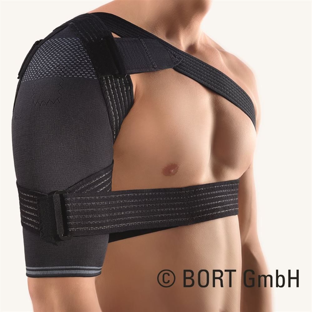 bort Schulterbandage Grösse 2 schwarz (1 Stück)