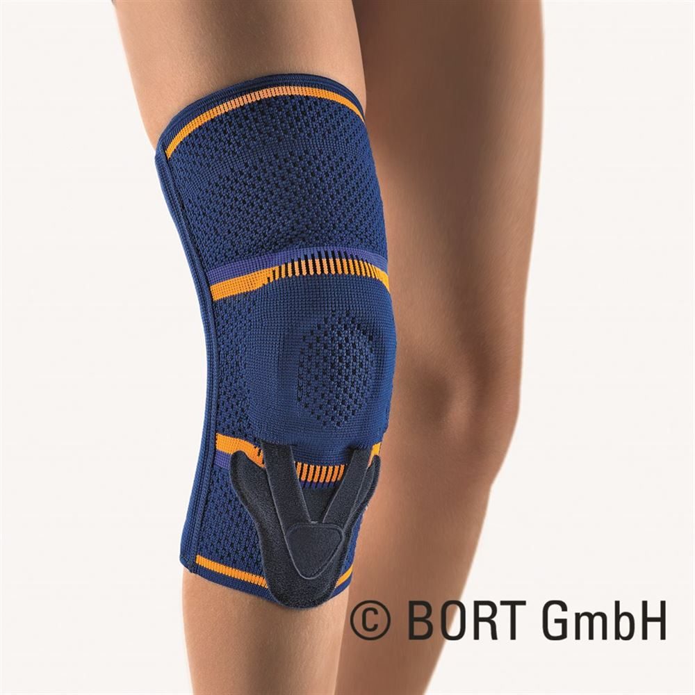 bort Kniebandage bei Osgood-Schlatter d-26/f-32 kids blau (1 Stück)