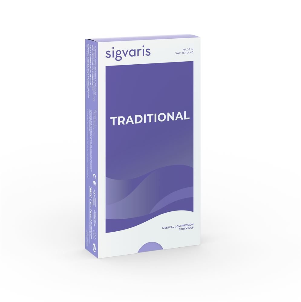 Sigvaris Specialities Traditional A-F Kkl3 S+ lang offen Noppenhaftrand 1 Paar