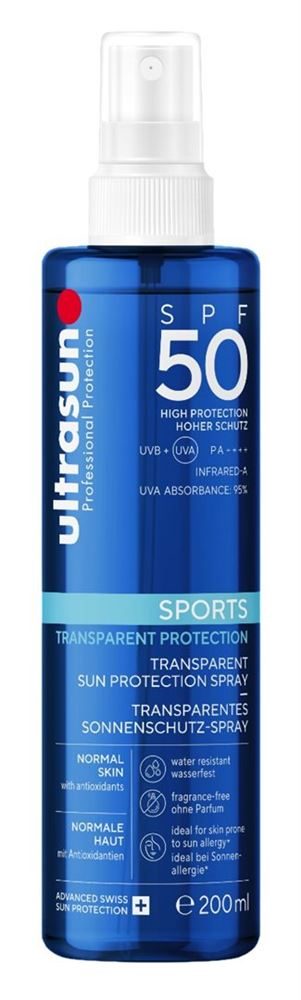 Ultrasun Sports Spray SPF 50 200 ml