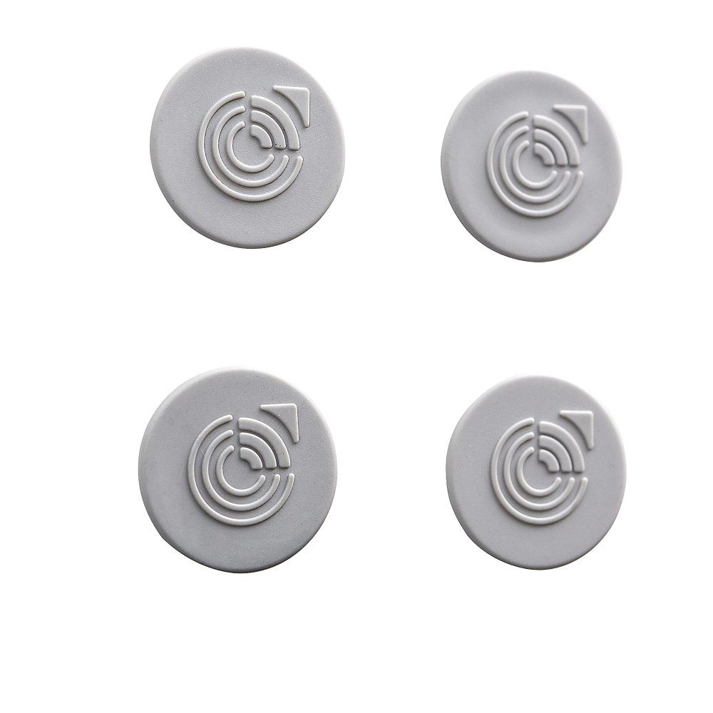 Magnet für Schaukasten rund, Ø 25 mm grau, VE 20 Stk