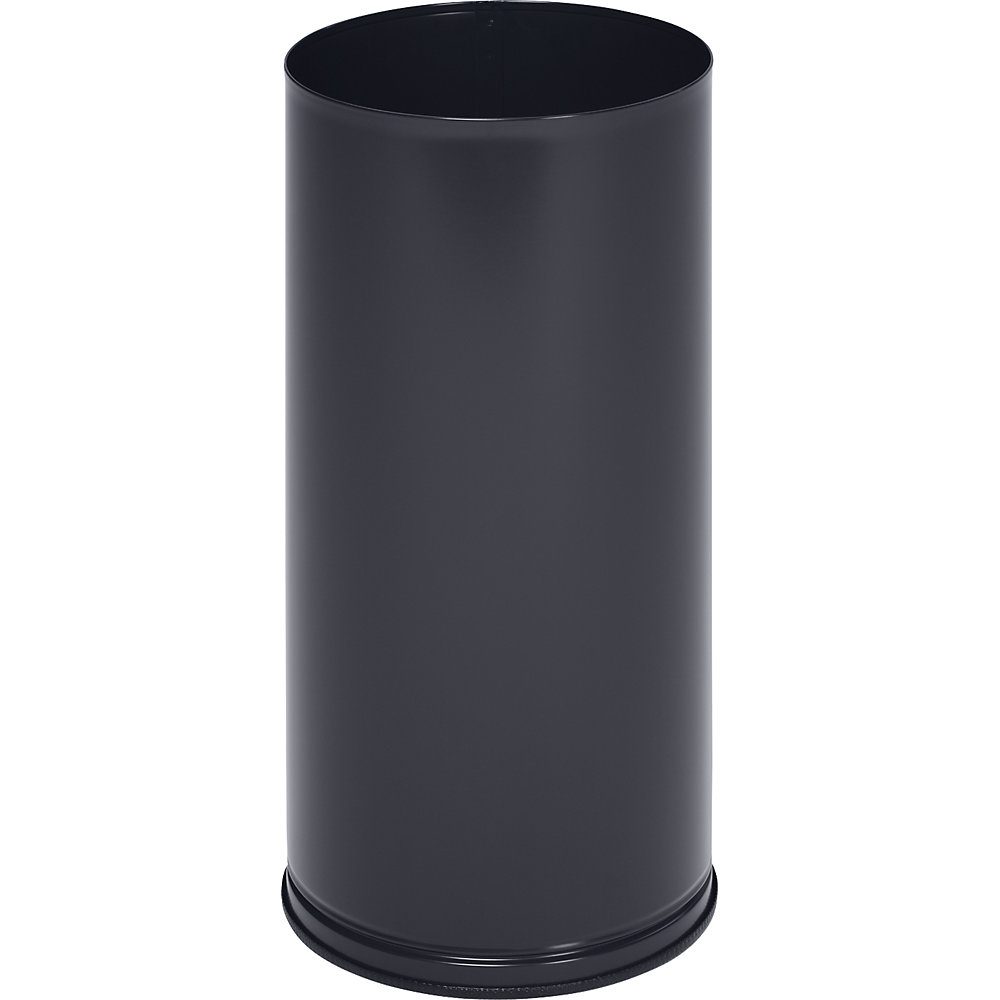 Schirmständer, Höhe 610 mm Vollblech, verzinkt schwarzgrau RAL 7021
