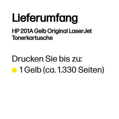 HP 201A yellow (Cf402A) Tonerkassette