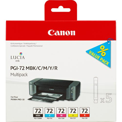 Canon Pgi-72 Multipack (Mbk/c/m/y/r) Tintenpatrone