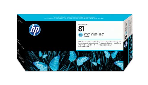 Hewlett-Packard HP Tinte Nr. 81 (C4954A) Light Cyan