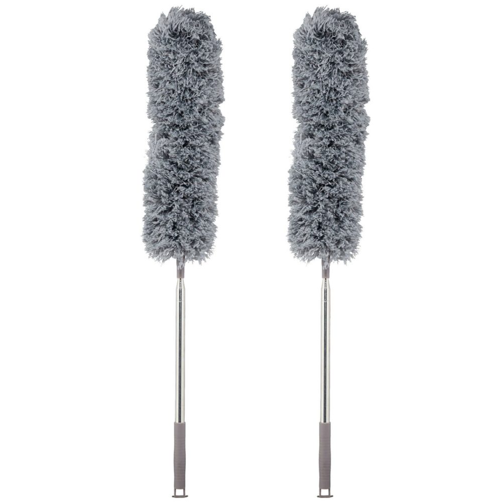 2er-Set XXL Staubwedel mit Teleskop-Griff bis 2,5 m