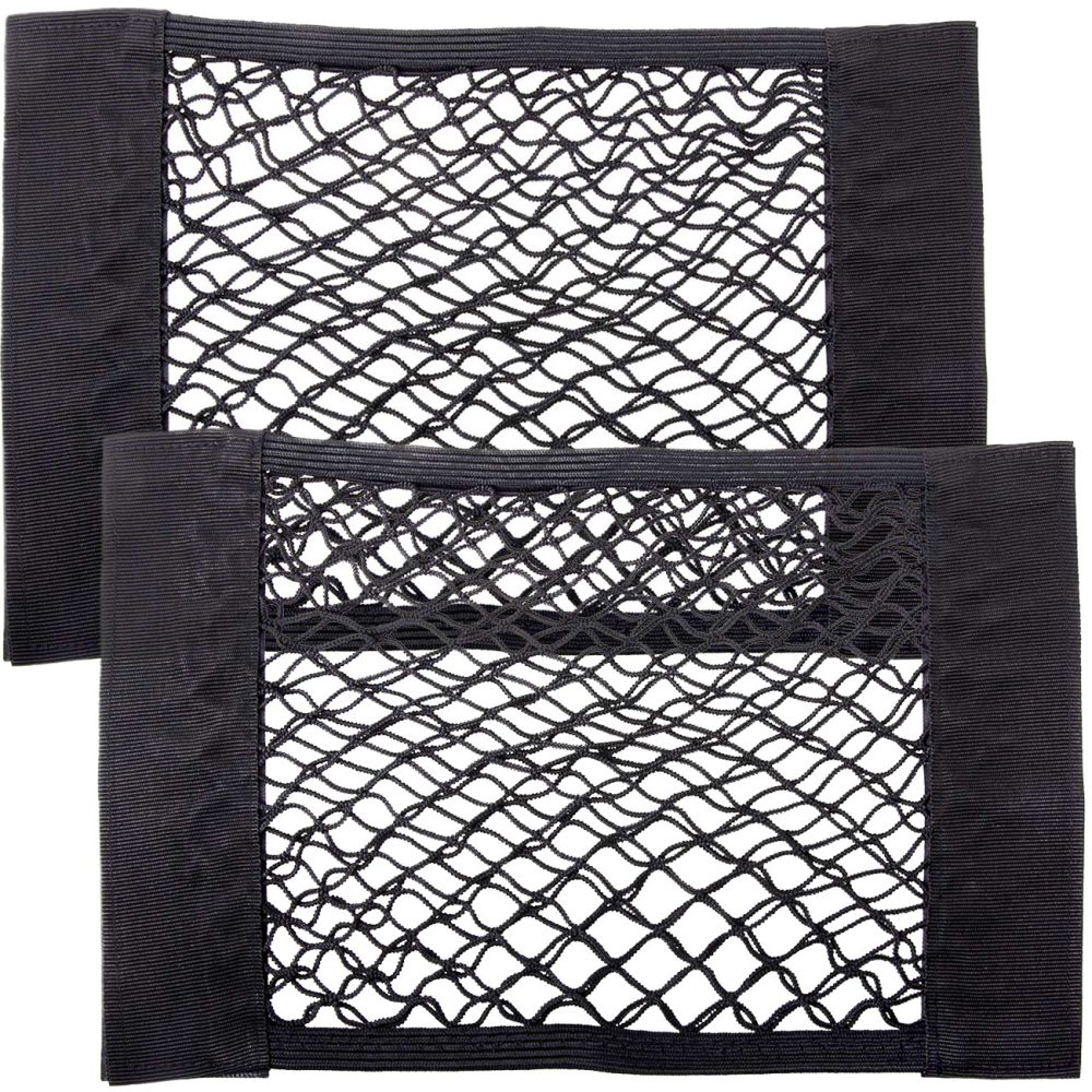 2er-Set Elastisches Kofferraum-Gepäcknetz, 40 x 25 cm