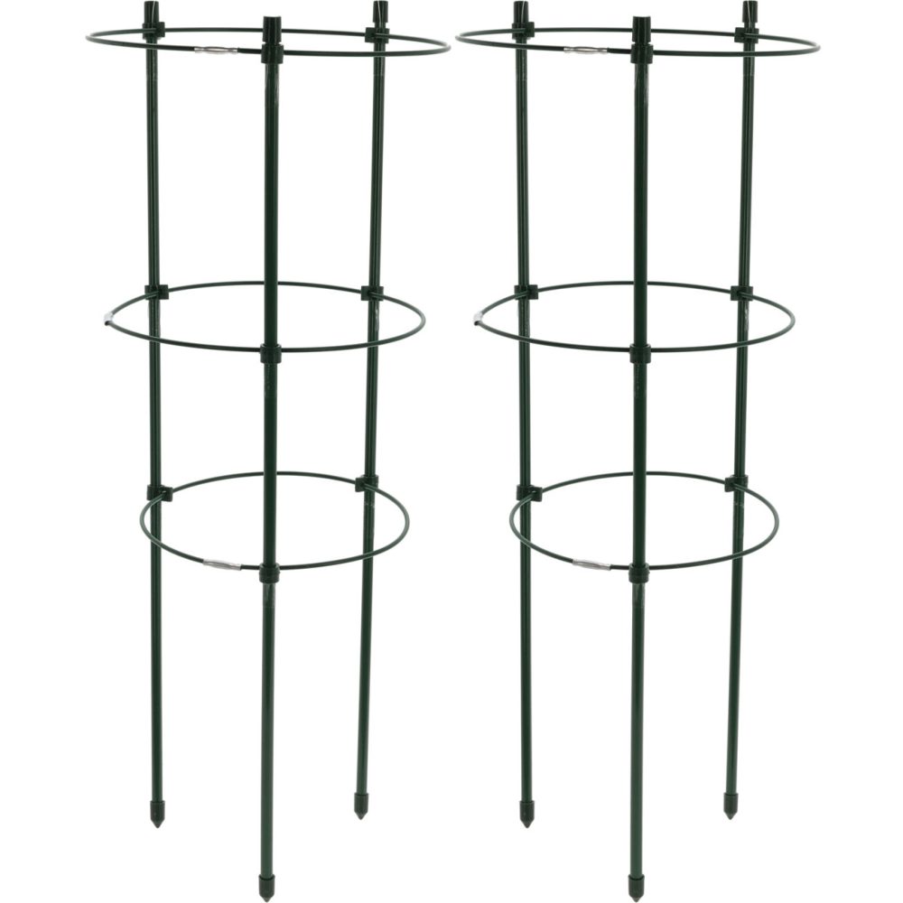 2er-Set Pflanzenstütze, rund, 45 x Ø 18 cm