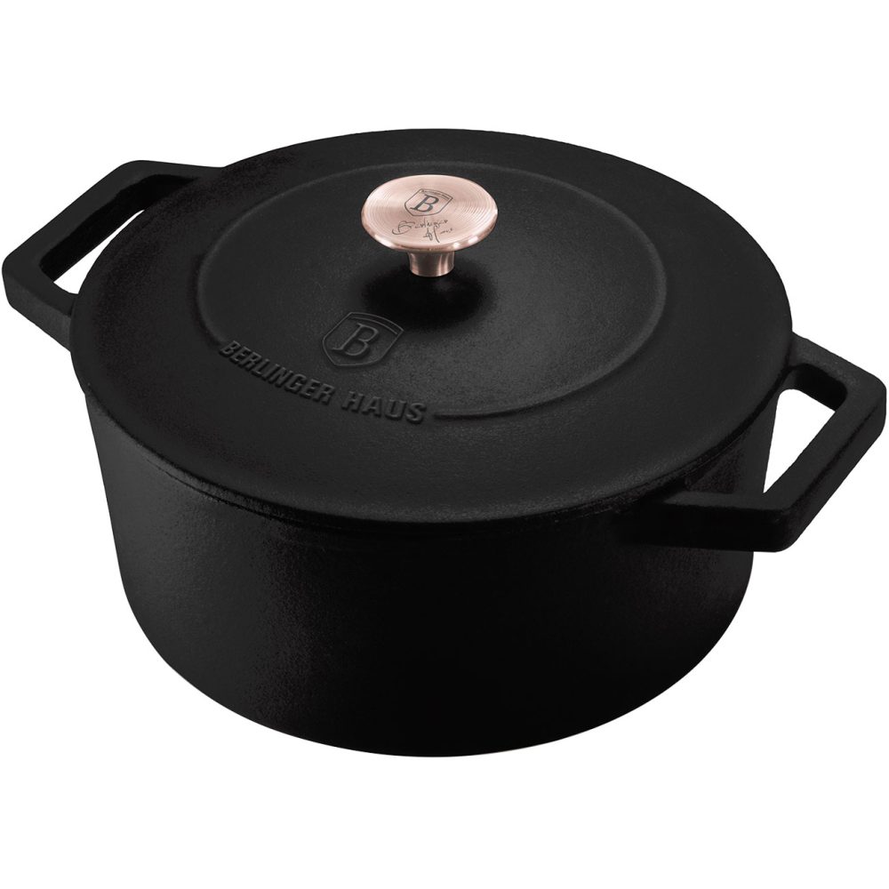 Berlinger Haus - Topf Black Royal Collection 20 cm - Schwarz