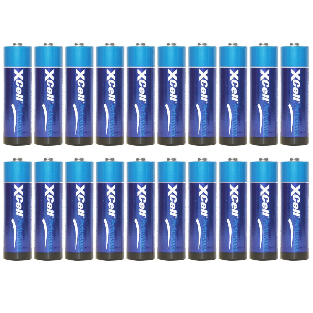 20er-Set Batterie Typ AA (Mignon), LR06, Alkaline, 1,5V