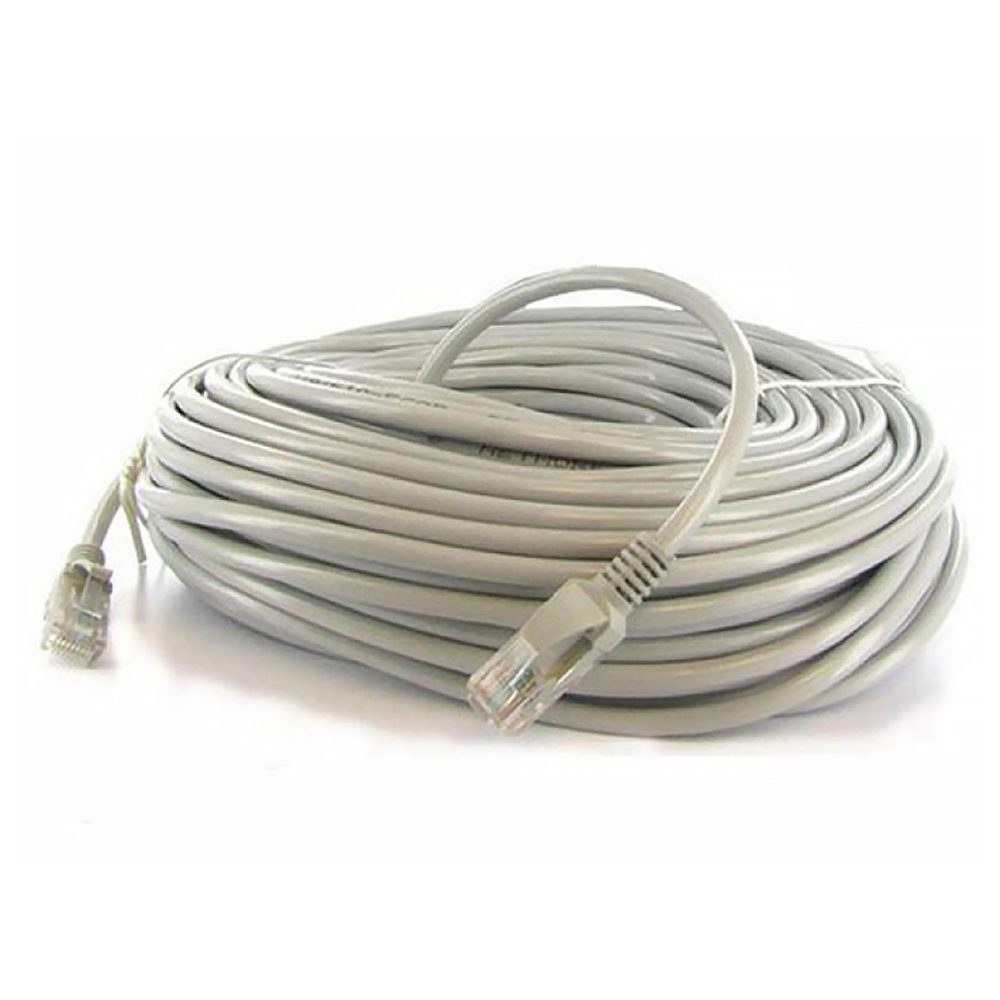 Netzwerkkabel CAT6e UTP, vergoldete Kontakte, 2x RJ45-Stecker, Kupferinnenleiter, L 1,0 m