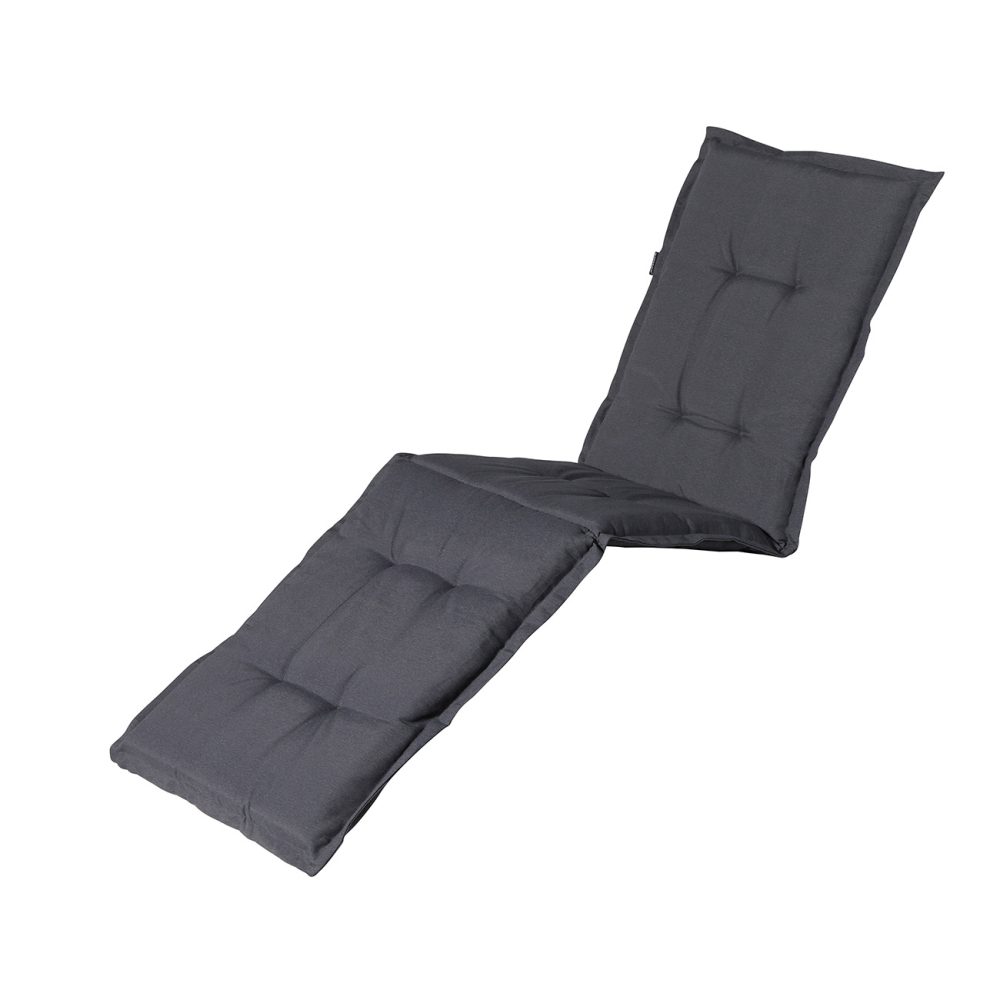 Liegen-Auflage, weiche und komfortable Polsterauflage, grau, 200 x 65 cm