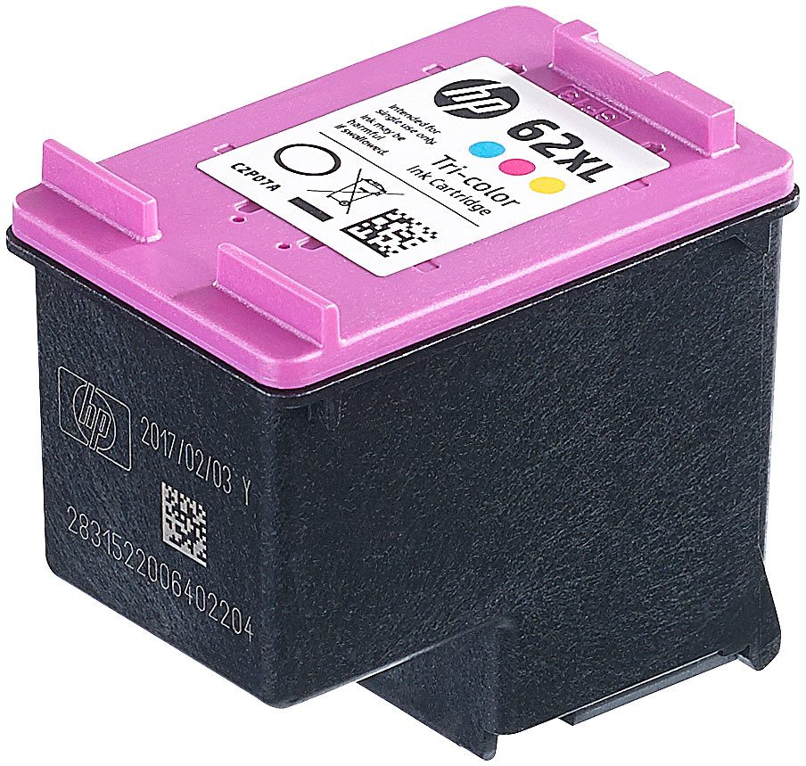 HP Original Tintenpatrone C2P07AE (No.62XL), color XL