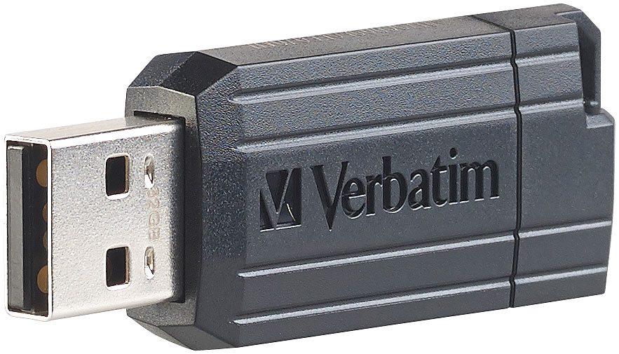 Verbatim PinStripe 32 GB USB-Speicherstick (USB-Stick), schwarz