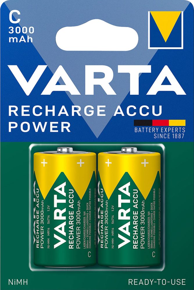Akku VARTA POWER PLAY LONGLIFE, Baby C, 2 Stück
