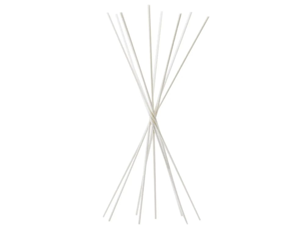 Raumduft Holzstäbchen Weiss H: 35 cm
