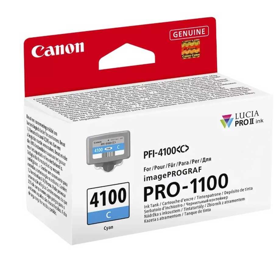 Canon PFI-4100 C - 80 ml - Cyan - original - Hängebox - Tintenbehälter