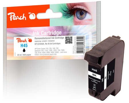 Peach Druckkopf schwarz kompatibel zu Kodak, HP, Pitney Bowes, Apple No. 45, 51645A
