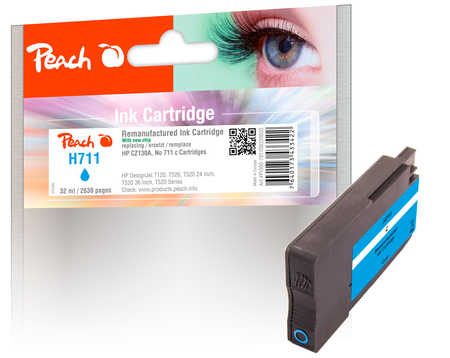 Peach Tintenpatrone cyan kompatibel zu  HP No. 711, CZ130AE