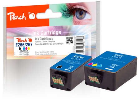 Peach Spar Pack Tintenpatronen kompatibel zu Epson No. 266/267