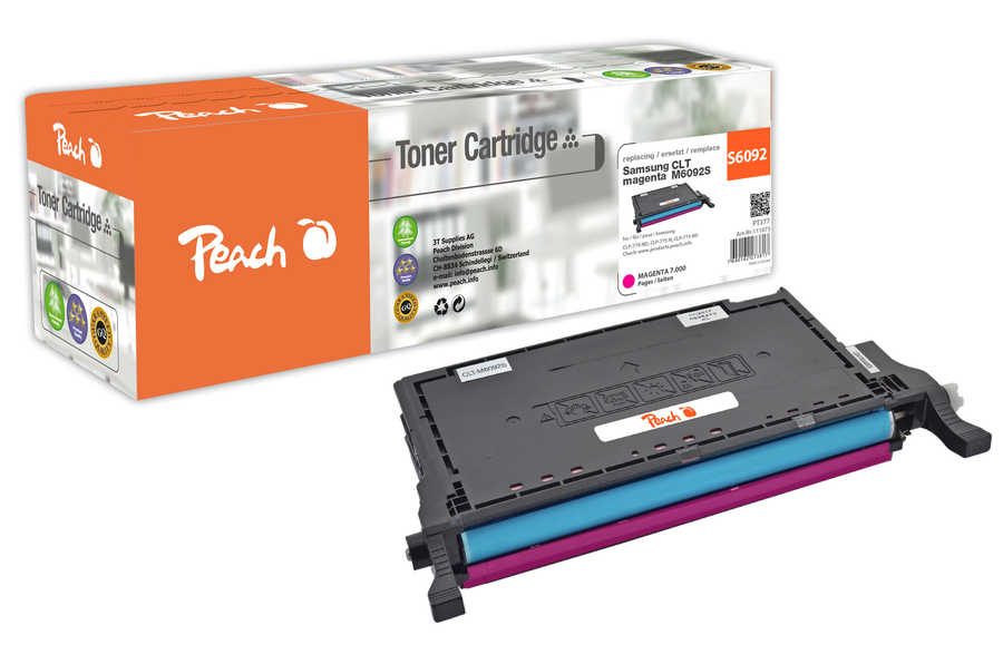 Peach Tonermodul magenta, kompatibel zu Samsung CLT-M6092S