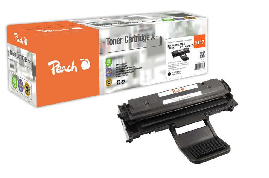 Peach Tonermodul schwarz kompatibel zu Samsung MLT-D117S/ELS