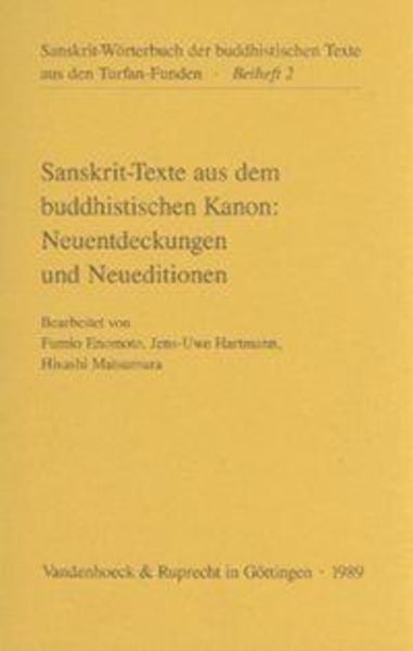 Sanskrit-Texte aus dem buddhistischen Kanon, Folge 4