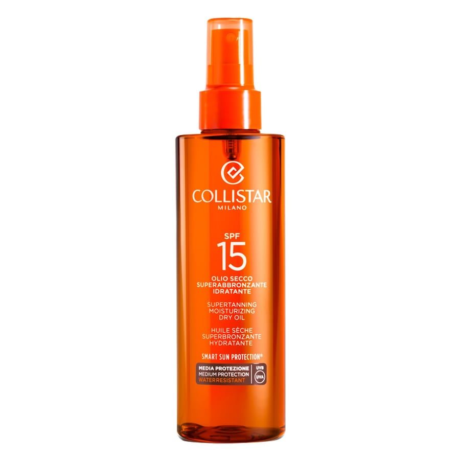 Collistar Supertanning Moisturizing Dry Oil SPF 15 Sonnenöl 200ml