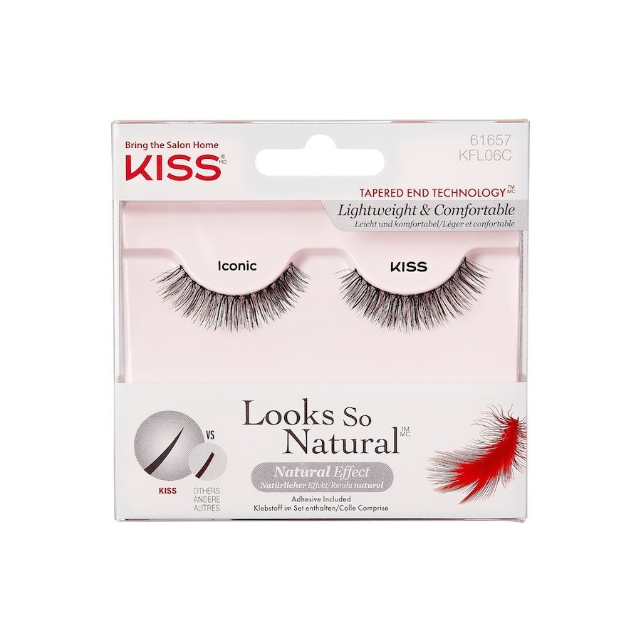 KISS Wimpernband So Natural Damen Schwarz Iconic