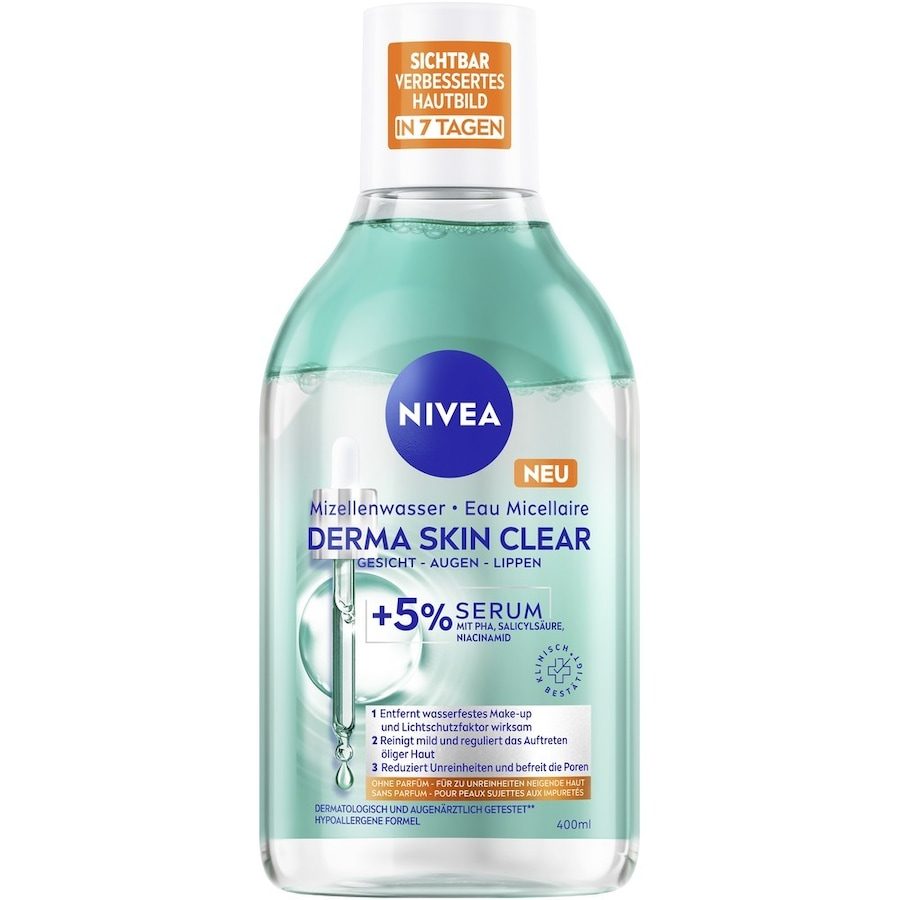 Nivea - Eau Micellaire Sérum Derma Skin Clear, 400 ml