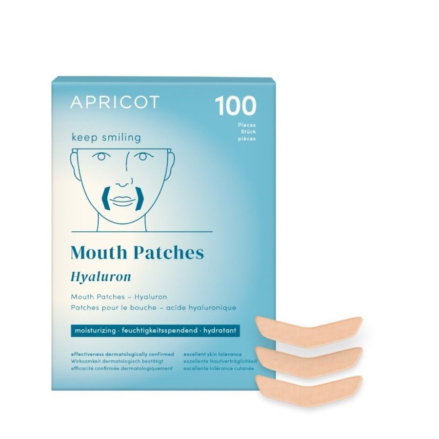 Apricot - Mundpflaster Mit Hyaluron Keep Smiling - 100 Stk.