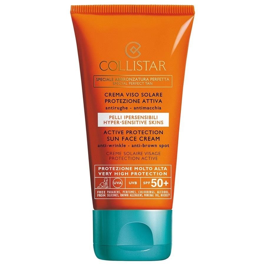 Collistar Active Protection Sun Face Cream Anti-Wrinkle - Anti Brown Spot LSF 50+ Sonnencreme 50ml