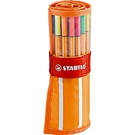 STABILO - Fineliner Point 88 - Rollerset mit 30 Stück