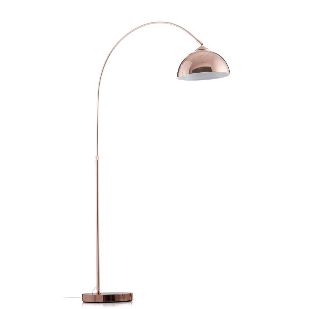 GLOBO NEWCASTLE Stehleuchte Metall kupfer, Kunststoff, Kabel 1,8m, Kupfersockel, höhen