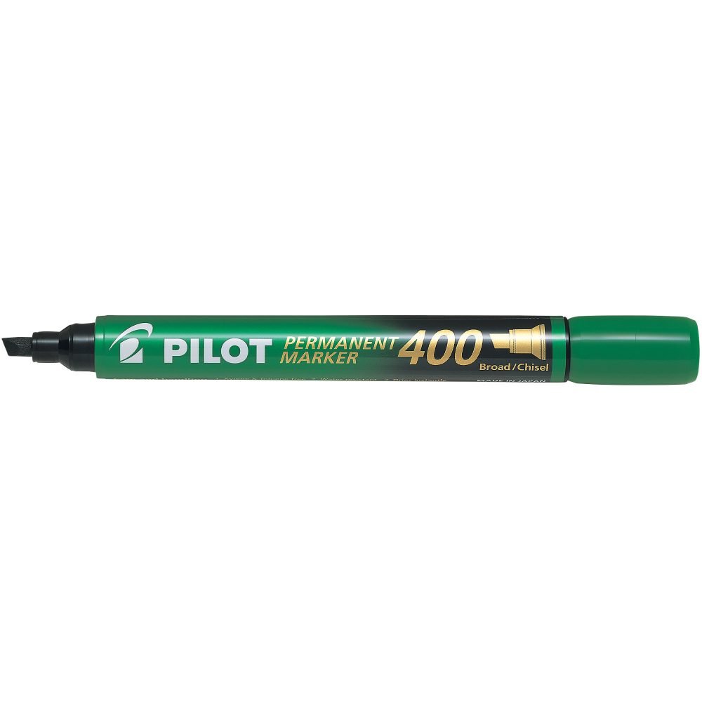 Pilot Permanent Marker 400, 4mm, Keilspitze, grün, SCA-400-G