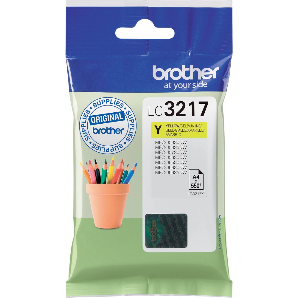 Brother Lc-3217Y gelb Tintenpatrone