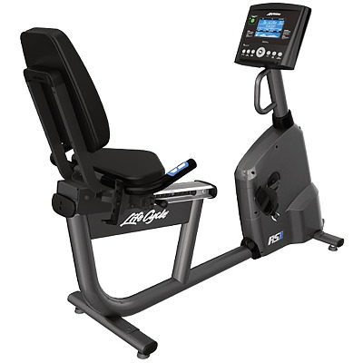 Life Fitness Liegeergometer RS1 Go deutsche Konsole