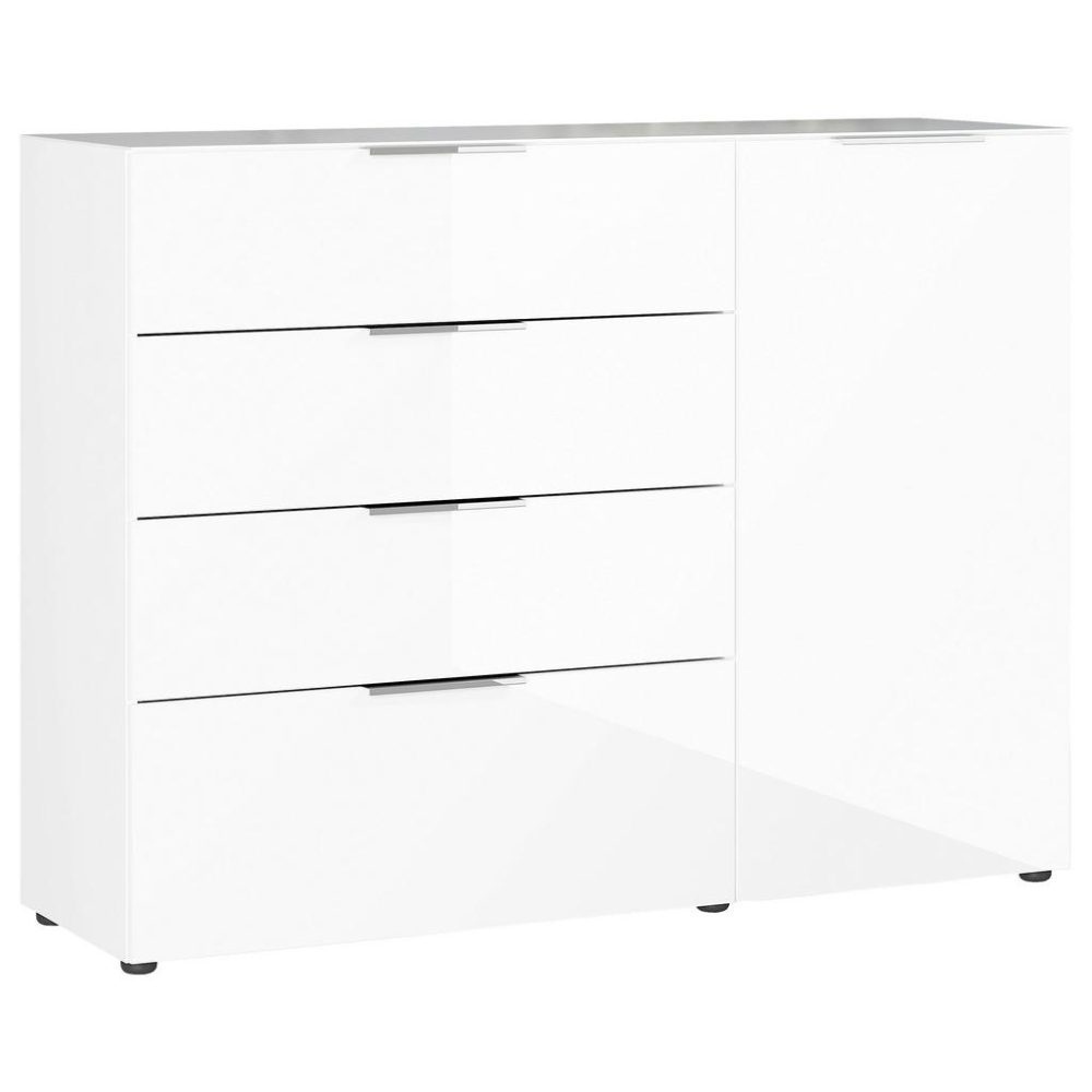 GERMANIA Sideboard »Oakland«, in 2 Breiten, Fronten und Oberboden mit Glasauflage