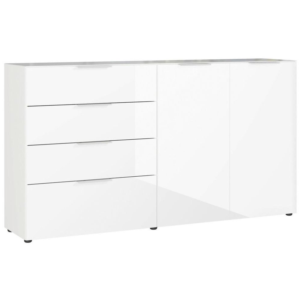 GERMANIA Sideboard »Oakland«, in 2 Breiten, Fronten und Oberboden mit Glasauflage