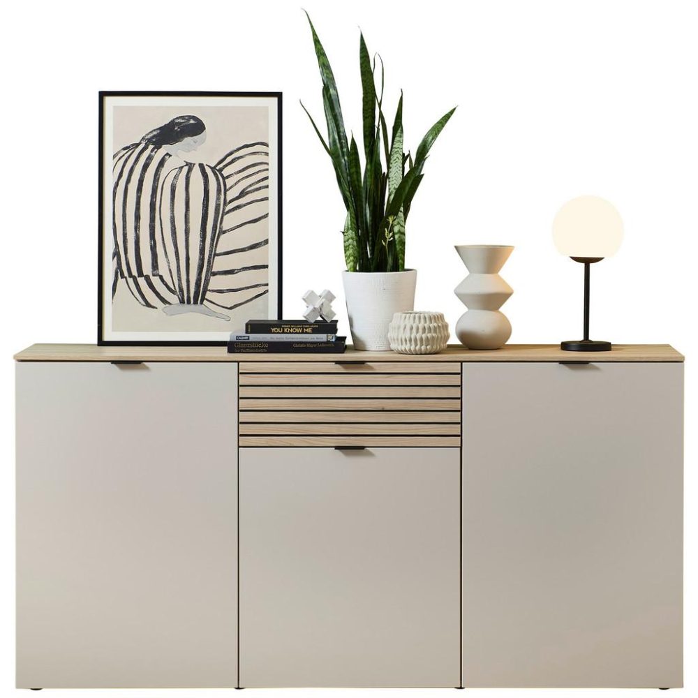 Sideboard Memphis Eichefarben/kaschmir  180/90/45 cm 1 Schublade(n) 
