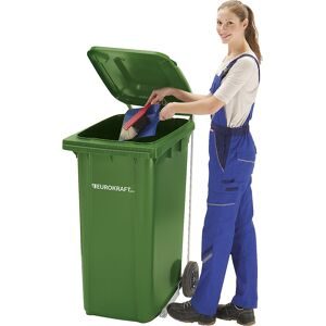 kaiserkraft Pedal-Deckelöffner, für 80/120-Liter-Mülltonne, verzinkt