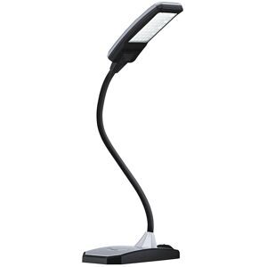 Hansa LED-Schreibtischlampe TWIST Höhe 390 mm silber