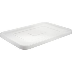 kaiserkraft Stülpdeckel Kunststoffbehälter, stapelbar, LxBxH 600 x 400 x 20 mm