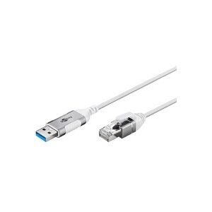 Ethernet-Adapterkabel USB-A 3.2 Gen1 > RJ-45, Slim